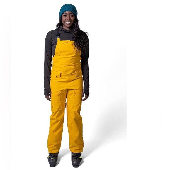 Flylow Foxy Bib Pant - Yellow - Medium - Picture 4 of 16